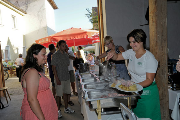 Biergarten im Fränkisches Seenland